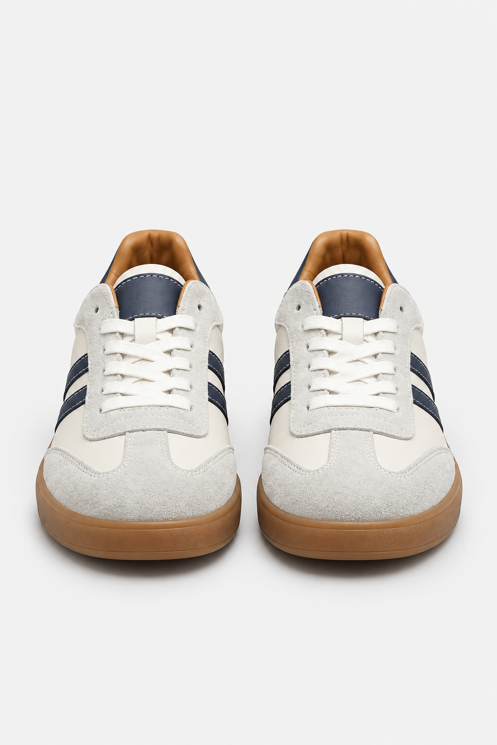 Men Retro Striped Trainers