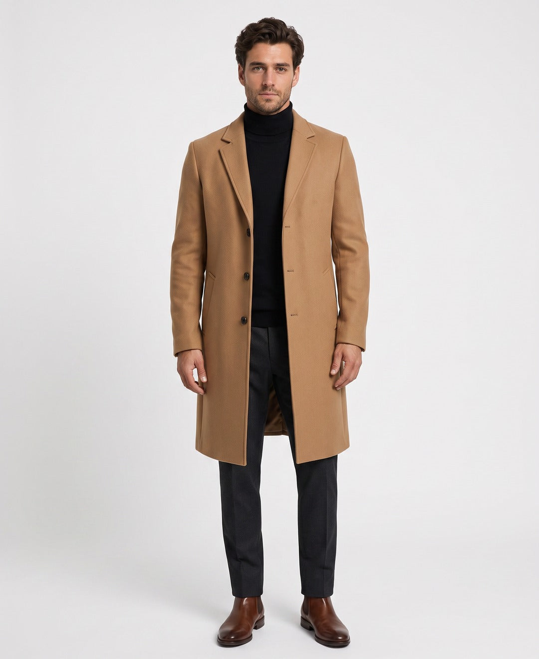 Sterling Coat Camel front