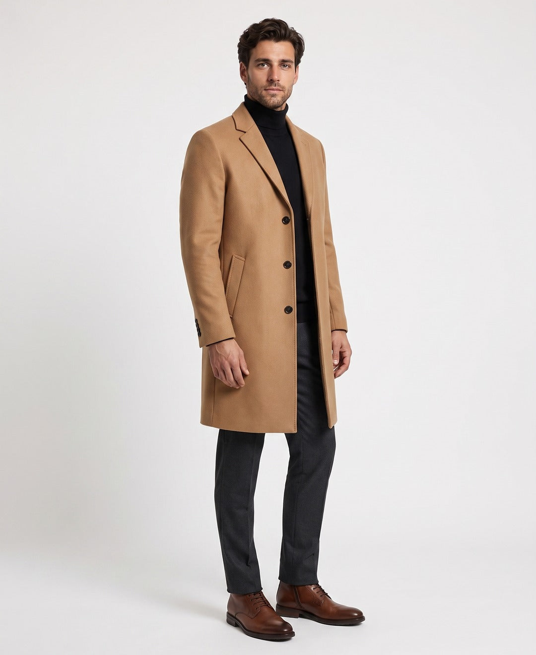 Sterling Coat Camel side