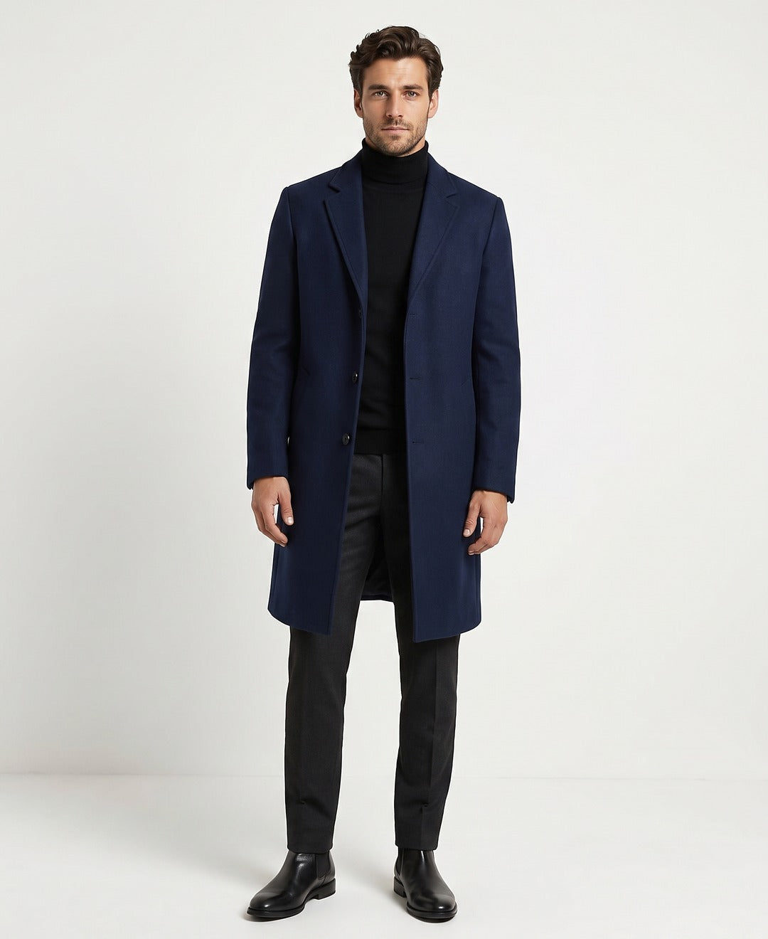 Sterling Coat Navy front