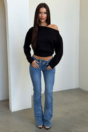 Hazel Cropped Knit Jumper