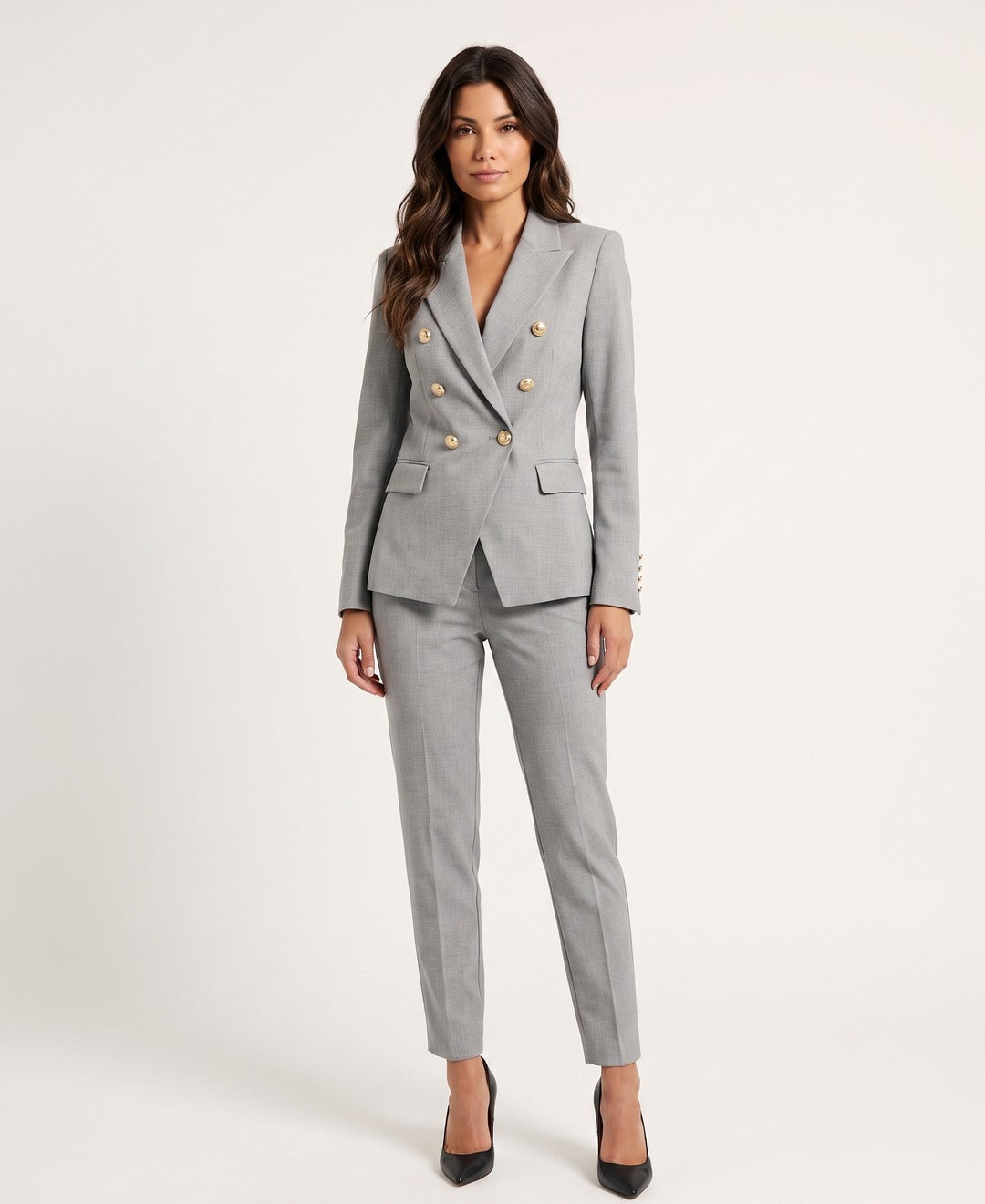 Vivienne Suit Light grey front